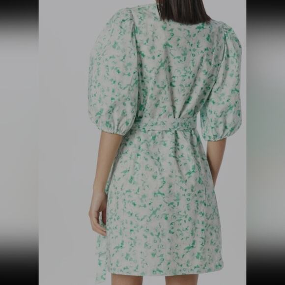 NWT JUST FEMALE Urban Outfitters Ditsy Floral Dress in Green Size XL - Picture 6 of 6